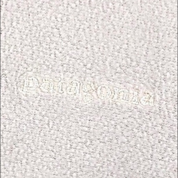 Patagonia 1/4 Zip Fleece Pullover Jacket Top Ivory White Size Small - Picture 2 of 7